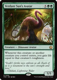 Verdant Sun's Avatar -  (FDC-239) - Commander: Foundations