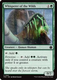 Whisperer of the Wilds -  (FDC-241) - Commander: Foundations