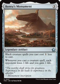 Bontu's Monument -  (FDC-247) - Commander: Foundations