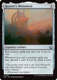 Hazoret's Monument -  (FDC-261) - Commander: Foundations