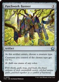 Patchwork Banner -  (FDC-279) - Commander: Foundations