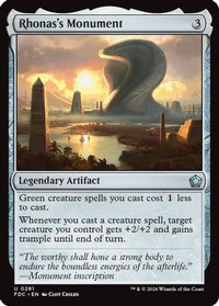Rhonas's Monument -  (FDC-281) - Commander: Foundations
