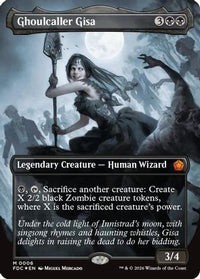 Ghoulcaller Gisa (Borderless) -  Foil (FDC-006) - Commander: Foundations