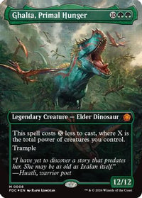 Ghalta, Primal Hunger (Borderless) -  Foil (FDC-008) - Commander: Foundations