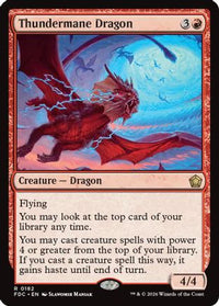 Thundermane Dragon -  (FDC-182) - Commander: Foundations