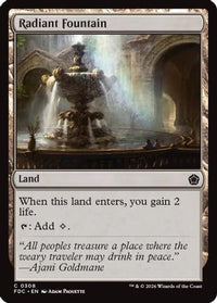 Radiant Fountain -  (FDC-308) - Commander: Foundations