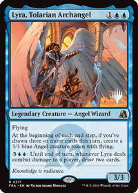 Lyra, Tolarian Archangel -  Foil (PPFRA-217) - Promo Pack: Reality Fracture