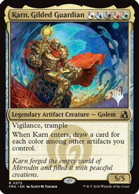 Karn, Gilded Guardian -  Foil (PPFRA-272) - Promo Pack: Reality Fracture