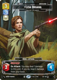 Leia Organa - Vigilant for Danger (Costco Exclusive) (2) - Ashes of the Empire Foil
