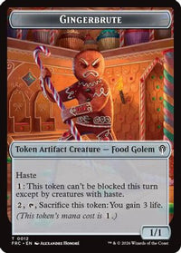 Gingerbrute // Myr Double-Sided Token -  (FRC-12 // 15) - Commander: Reality Fracture