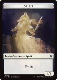 Spirit // Jace Double-Sided Token -  (FRC-4 // 5) - Commander: Reality Fracture