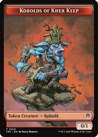 Kobolds of Kher Keep // Phyrexian Mite Double-Sided Token -  (FRC-10 // 16) - Commander: Reality Fracture