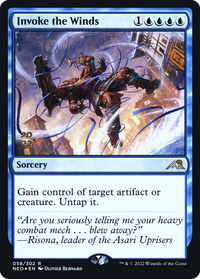 Invoke the Winds [Kamigawa: Neon Dynasty Prerelease Promos]