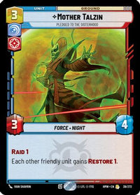 Mother Talzin - Pledged to the Sisterhood (39/272) - Homeworlds