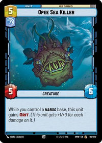 Opee Sea Killer (90/272) - Homeworlds