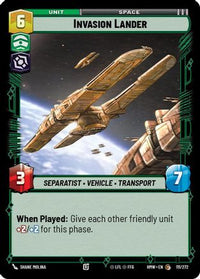 Invasion Lander (111/272) - Homeworlds