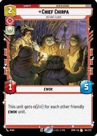Chief Chirpa - Defiant Elder (164/272) - Homeworlds