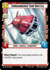 Commandeered Tour Shuttle (165/272) - Homeworlds