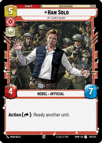 Han Solo - My Team's Ready (170/272) - Homeworlds