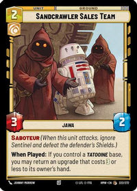 Sandcrawler Sales Team (222/272) - Homeworlds