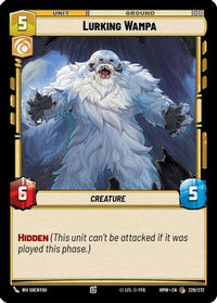 Lurking Wampa (229/272) - Homeworlds