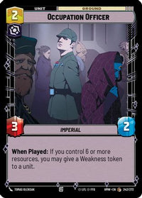 Occupation Officer (242/272) - Homeworlds