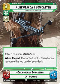 Chewbacca's Bowcaster - Handcrafted Tradition (Hyperspace) (399) - Homeworlds