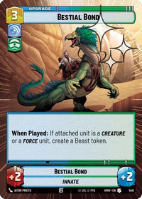 Bestial Bond (Hyperspace Foil) (548) - Homeworlds Foil