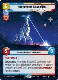 Keeper of Skara Nal - Awoken (Hyperspace Foil) (551) - Homeworlds Foil
