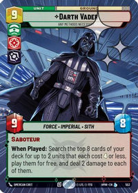 Darth Vader - Any Methods Necessary (Hyperspace Foil) (553) - Homeworlds Foil