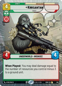 Krrsantan - Santo (Hyperspace Foil) (556) - Homeworlds Foil
