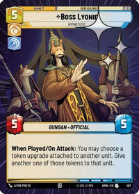 Boss Lyonie - Hypnotized (Hyperspace Foil) (567) - Homeworlds Foil
