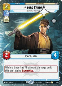 Yord Fandar - Devoutly Disciplined (Hyperspace Foil) (584) - Homeworlds Foil