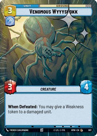 Venomous Wyyyshokk (Hyperspace Foil) (597) - Homeworlds Foil
