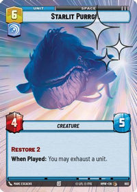Starlit Purrgil (Hyperspace Foil) (602) - Homeworlds Foil