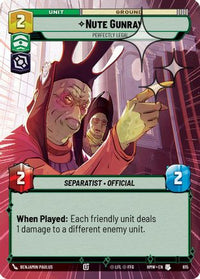 Nute Gunray - Perfectly Legal (Hyperspace Foil) (615) - Homeworlds Foil