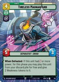 Tireless Magnaguard (Hyperspace Foil) (619) - Homeworlds Foil