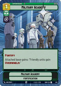 Military Academy (Hyperspace Foil) (622) - Homeworlds Foil