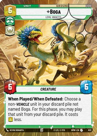 Boga - Loyal Varactyl (Hyperspace Foil) (632) - Homeworlds Foil