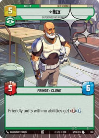 Rex - Outserved His Purpose (Hyperspace Foil) (651) - Homeworlds Foil