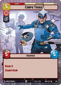 Corpo Thugs (Hyperspace Foil) (667) - Homeworlds Foil