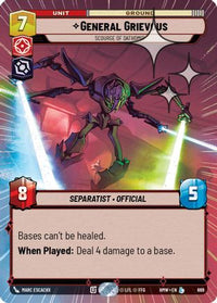 General Grievous - Scourge of Dathomir (Hyperspace Foil) (669) - Homeworlds Foil