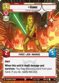 Gungi - Fighting for Kashyyyk (Hyperspace Foil) (676) - Homeworlds Foil