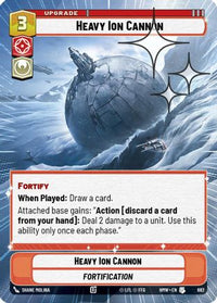 Heavy Ion Cannon (Hyperspace Foil) (682) - Homeworlds Foil