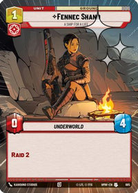Fennec Shand - A Ship For A Life (Hyperspace Foil) (685) - Homeworlds Foil