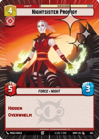 Nightsister Prodigy (Hyperspace Foil) (693) - Homeworlds Foil