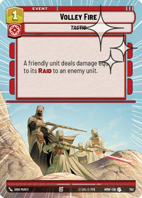 Volley Fire (Hyperspace Foil) (702) - Homeworlds Foil