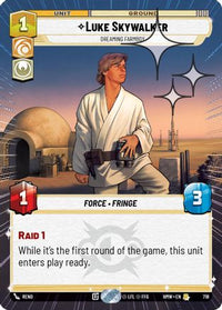 Luke Skywalker - Dreaming Farmboy (Hyperspace Foil) (718) - Homeworlds Foil