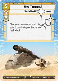New Tactics (Hyperspace Foil) (728) - Homeworlds Foil