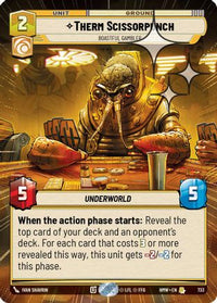 Therm Scissorpunch - Boastful Gambler (Hyperspace Foil) (733) - Homeworlds Foil